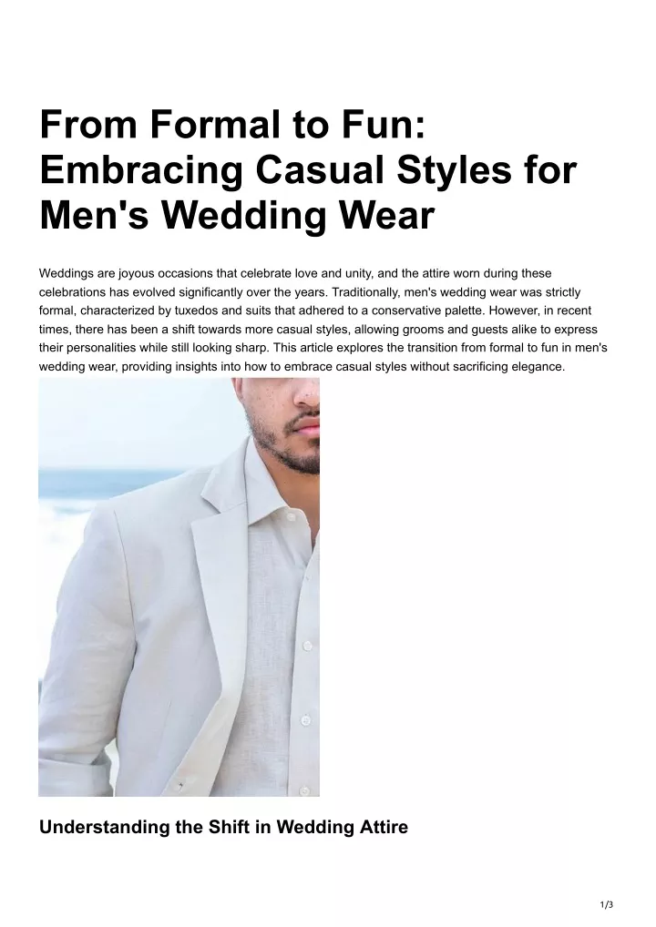 from formal to fun embracing casual styles