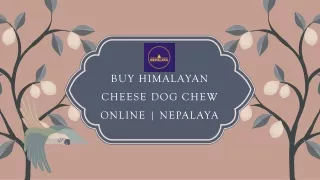 Buy Himalayan Cheese Dog Chew Online | Nepalaya