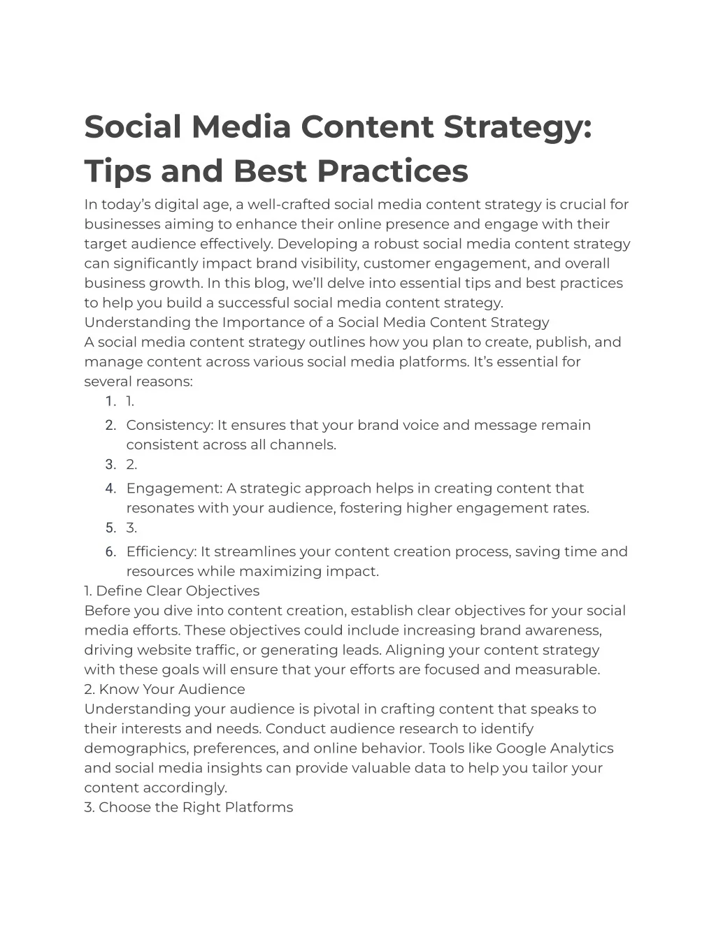 PPT - social media content strategy PowerPoint Presentation, free ...