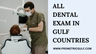 All dental exam _ppt