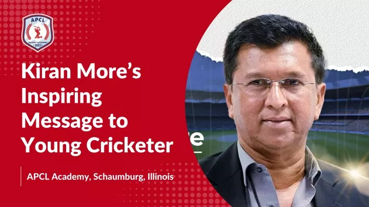 kiran more s inspiring message to young cricketer