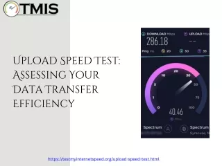 upload speed test assessing your data transfer
