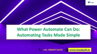 what power automate can do automating tasks made simple
