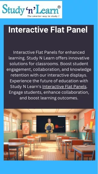 Interactive Flat Panel Enhance Student Engagement