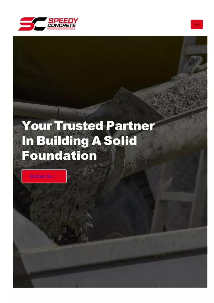 your trusted partner in building a solid foundation