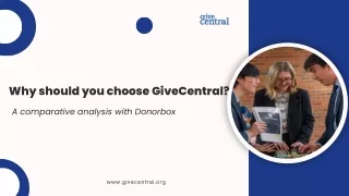 GiveCentral vs Donorbox