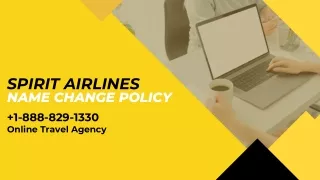 Spirit Airlines Name Change Policy