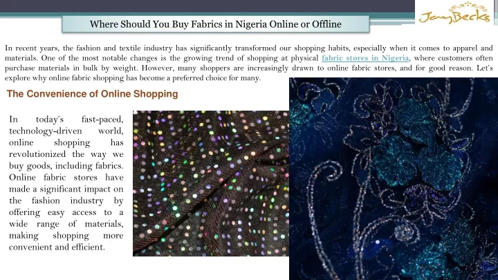 where should you buy fabrics in nigeria online