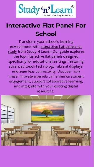 interactive flat panel for school transform your