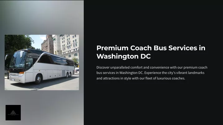 premium coach bus services in washington dc