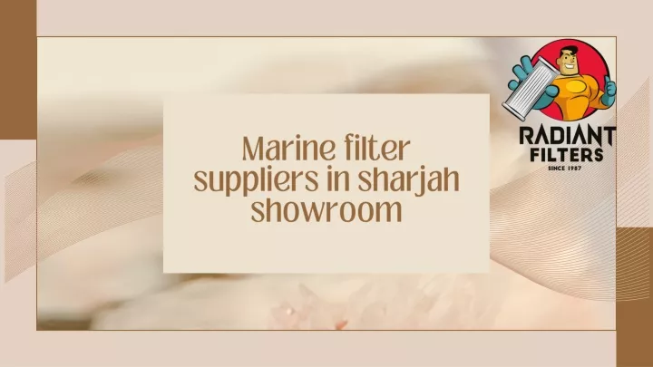 marine filter suppliers in sharjah showroom