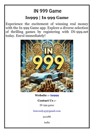 in999 in 999 game