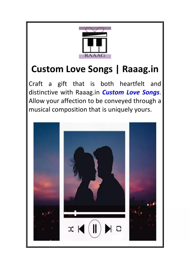 custom love songs raaag in