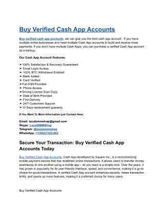 Super Useful Tips To Improve Buy Verified Cash App Account
