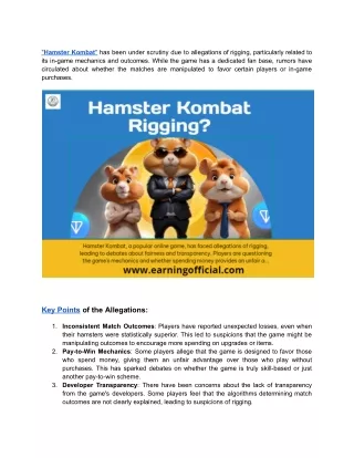 Is Hamster Kombat Rigged_ Uncover the Facts