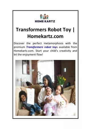 Transformers Robot Toy  Homekartz.com