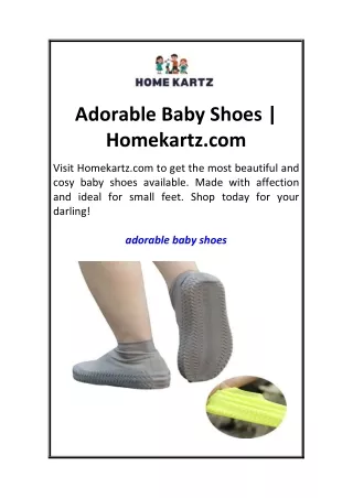 Adorable Baby Shoes  Homekartz.com