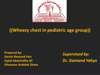 wheezy chest in pediatric age group
