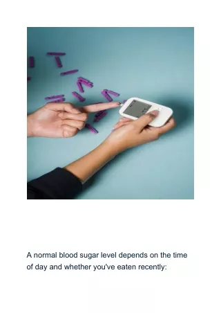 blood sugar level - Google Docs