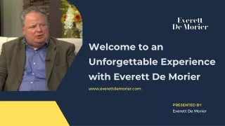 Ignite Your Event Transformative Insights with Everett De Morier