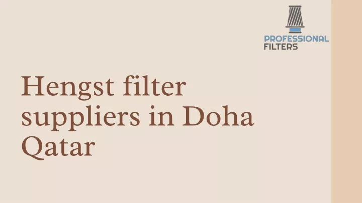 hengst filter suppliers in doha qatar