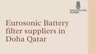 Eurosonic Battery suppliers in Doha Qatar