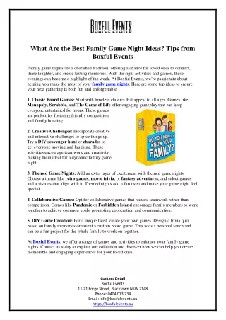 What Are the Best Family Game Night Ideas Tips from Boxful Events.docx