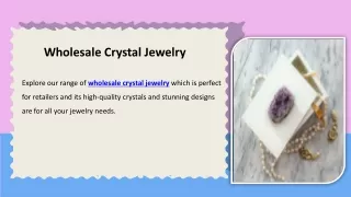 Wholesale Crystal Jewelry