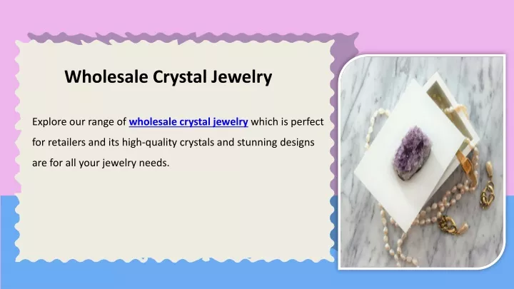 wholesale crystal jewelry