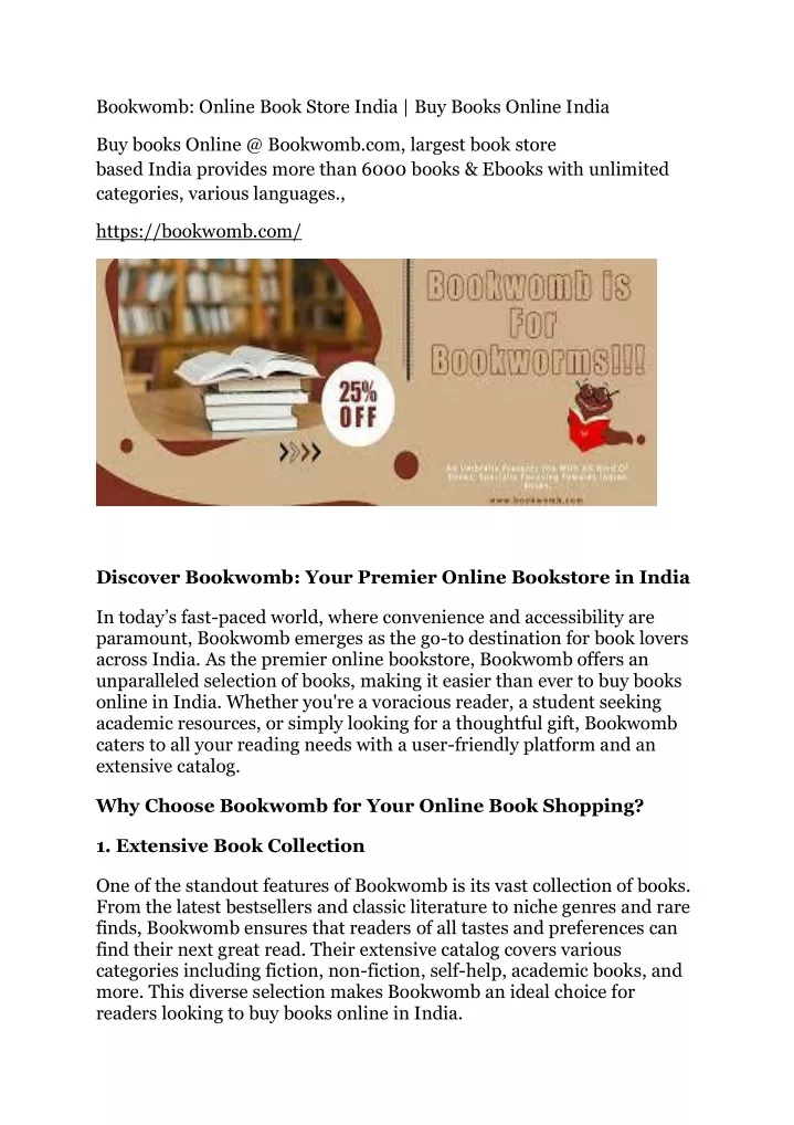 bookwomb online book store india buy books online