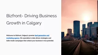 Lead Generation and Marketing Calgary - Bizfront