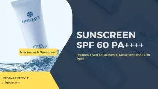 sunscreen spf 60 pa