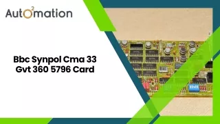 Bbc synpol cma 33 gvt 360 5796 card