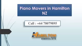 Piano Movers in Hamilton NZ