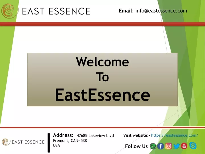 email info@eastessence com