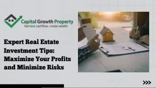 Expert Real Estate Investment Tips Maximize Your Profits and Minimize Risks