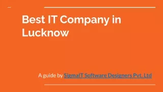 Best IT Comapny in Lucknow