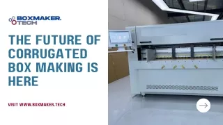 Corrugated Box Making Machine