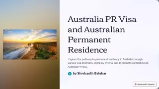 australia pr visa and australian permanent