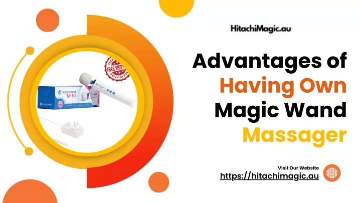 advantages of having own magic wand massager