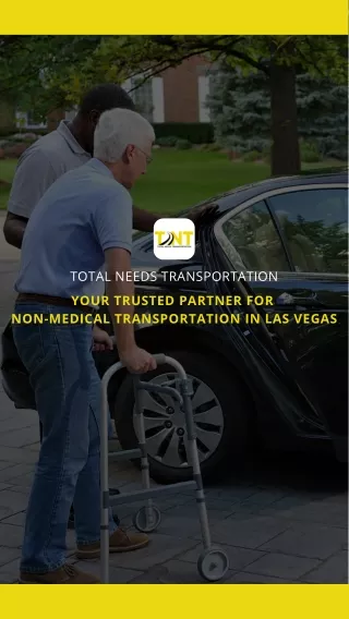 Your Trusted Partner for  Non-Medical Transportation in Las Vegas