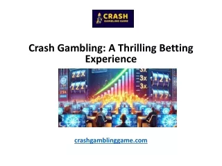 crash gambling a thrilling betting experience crashgamblinggame com