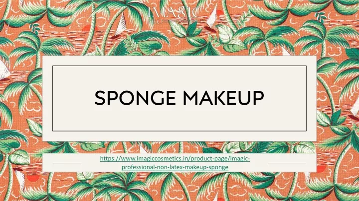 sponge makeup