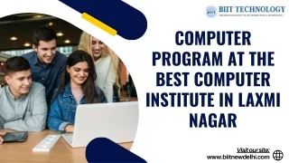 computer program at the best computer institute