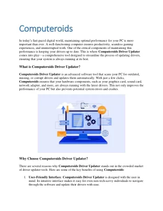 Computeroids