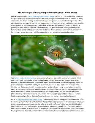 the advantages of recognizing and lowering your