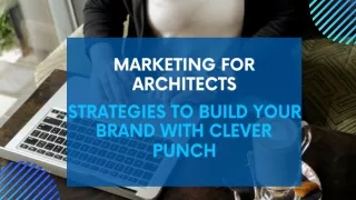 Marketing for Architects