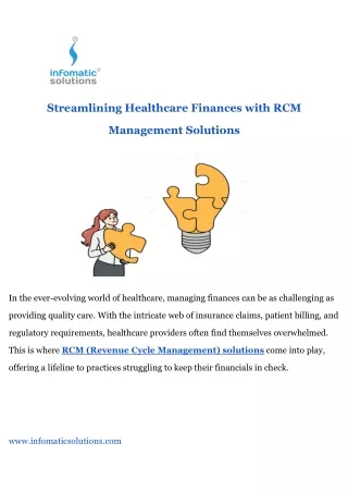 RCM Management Solutions