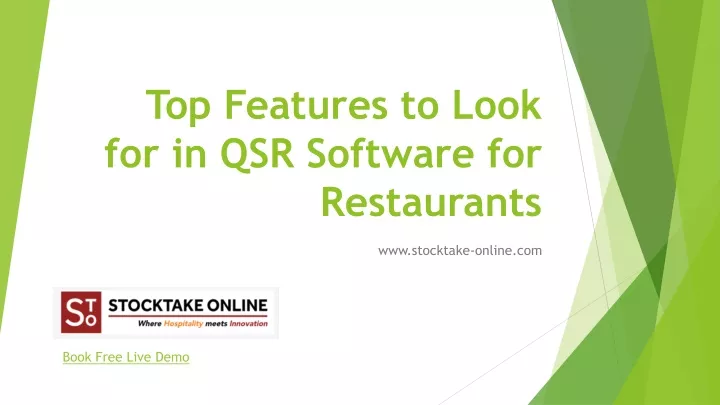 top features to look for in qsr software for restaurants