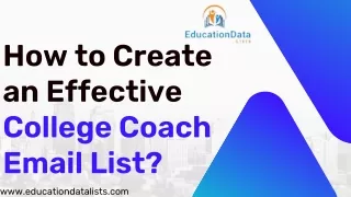 how to create an effective college coach email